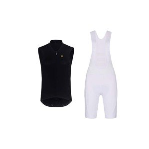 RIVANELLE BY HOLOKOLO Cyklistický krátky dres a krátke nohavice - PURE - čierna/biela