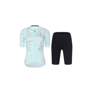 RIVANELLE BY HOLOKOLO Cyklistický krátky dres a krátke nohavice - PASSION - ružová/modrá
