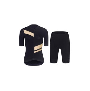 RIVANELLE BY HOLOKOLO Cyklistický krátky dres a krátke nohavice - GLAMOR - čierna/béžová