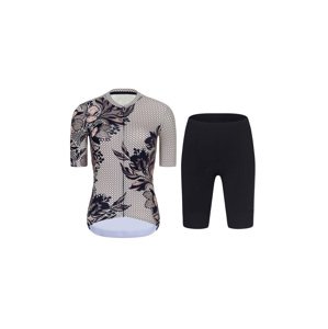 RIVANELLE BY HOLOKOLO Cyklistický krátky dres a krátke nohavice - BAROC - šedá/čierna