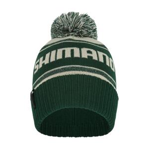 SHIMANO Cyklistická čiapka - YUKI POM - zelená UNI
