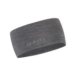SHIMANO Cyklistická čelenka - URU - šedá