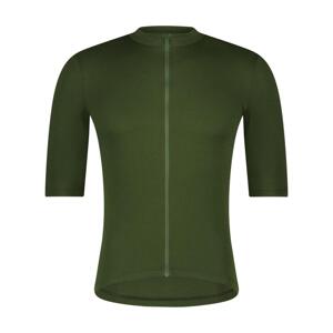 SHIMANO Cyklistický dres s krátkym rukávom - ELEMENTO - zelená XL