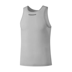 SHIMANO Cyklistické tričko bez rukávov - VERTEX SL - šedá XL