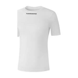 SHIMANO Cyklistické tričko s krátkym rukávom - VERTEX SS - biela 2XL