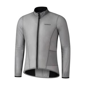SHIMANO Cyklistická vetruodolná bunda - BEAUFORT WINDBREAKER LIGHT - šedá L