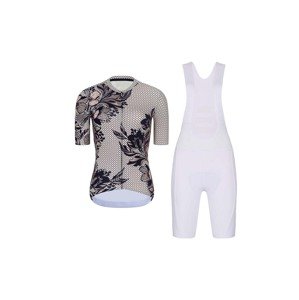 RIVANELLE BY HOLOKOLO Cyklistický krátky dres a krátke nohavice - BAROC - čierna/šedá