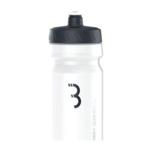 BBB Cyklistická fľaša na vodu - COMPTANK 3.0 550 ML - čierna/transparentná