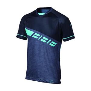 BBB Cyklistický dres s krátkym rukávom - GRAVITY - modrá XL
