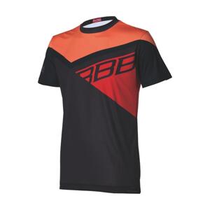 BBB Cyklistický dres s krátkym rukávom - GRAVITY - oranžová/červená/čierna