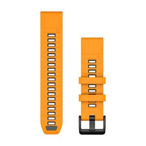 GARMIN remienok - QUICKFIT 22 - oranžová/čierna