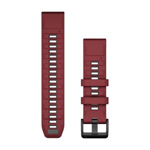 GARMIN remienok - QUICKFIT 22 - červená/čierna