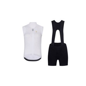 RIVANELLE BY HOLOKOLO Cyklistický krátky dres a krátke nohavice - PURE - biela/čierna