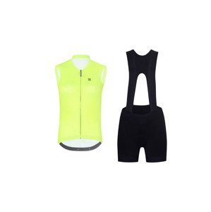 RIVANELLE BY HOLOKOLO Cyklistický krátky dres a krátke nohavice - PURE  - žltá/čierna