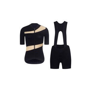 RIVANELLE BY HOLOKOLO Cyklistický krátky dres a krátke nohavice - GLAMOR - čierna/béžová