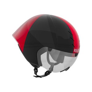 KASK Cyklistická prilba - MISTRAL WG11 - čierna/červená (59–62 cm)