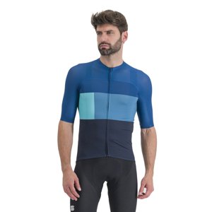 SPORTFUL-Snap jersey, galaxy blue/dark berry blue Modrá XL