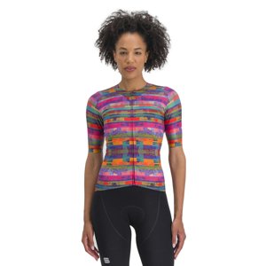 SPORTFUL-Glitch w bomber jersey, multicolor pink Mix S